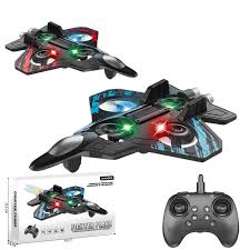 Mini Hand-Controlled RC Drone with LED Lights & Remote – 4 Propeller Indoor Quadcopter